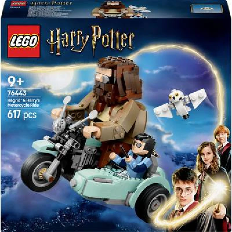 Image of LEGO LEGO Harry Potter Hagrid & Harry's Motorcycle Ride Toy 76443