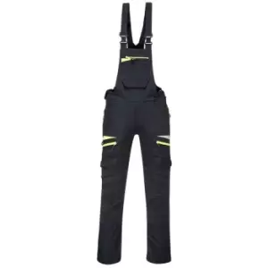 Image of Portwest - DX441BKRM - sz M DX4 Work Bib and Brace - Black - Black
