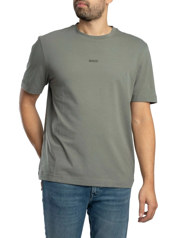 Image of Boss Tchup Logo T-Shirt Open Grey L