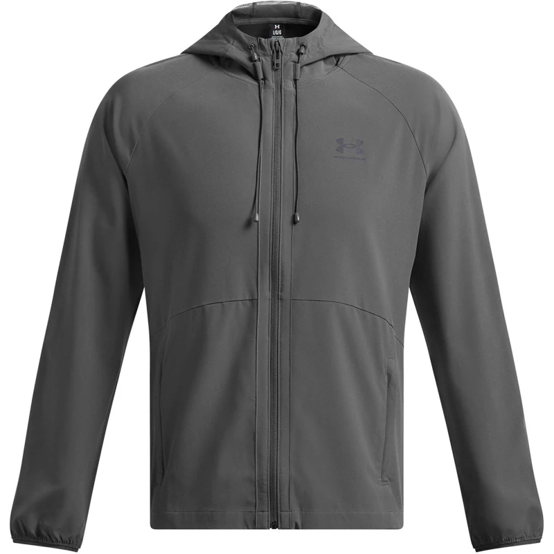 Image of Under Armour Stretch Windbreaker Mens - Grey Grey S