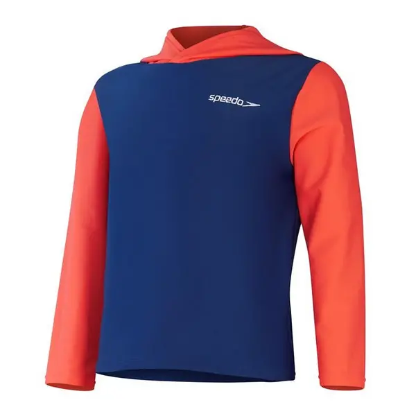 Image of Speedo Long Sleeve Rash Top - Blue 2 Years
