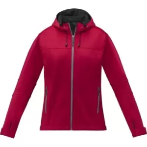 Image of Elevate Womens/Ladies Match Soft Shell Jacket (XXL) (Red)