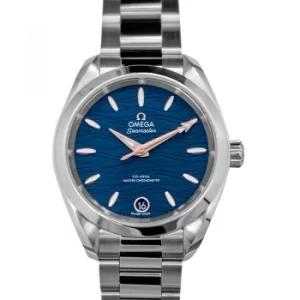 Image of Seamaster Aqua Terra 150M Co-Axial Master Chronometer 34mm Automatic Blue Dial Stainless Steel Ladies Watch