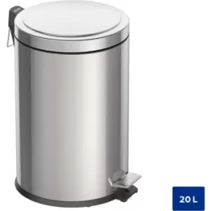 Image of Tramontina - Stainless Steel Pedal Bin, 20-Litre