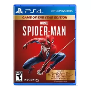 Image of Marvels Spider Man Game of The Year Edition PS4 Game