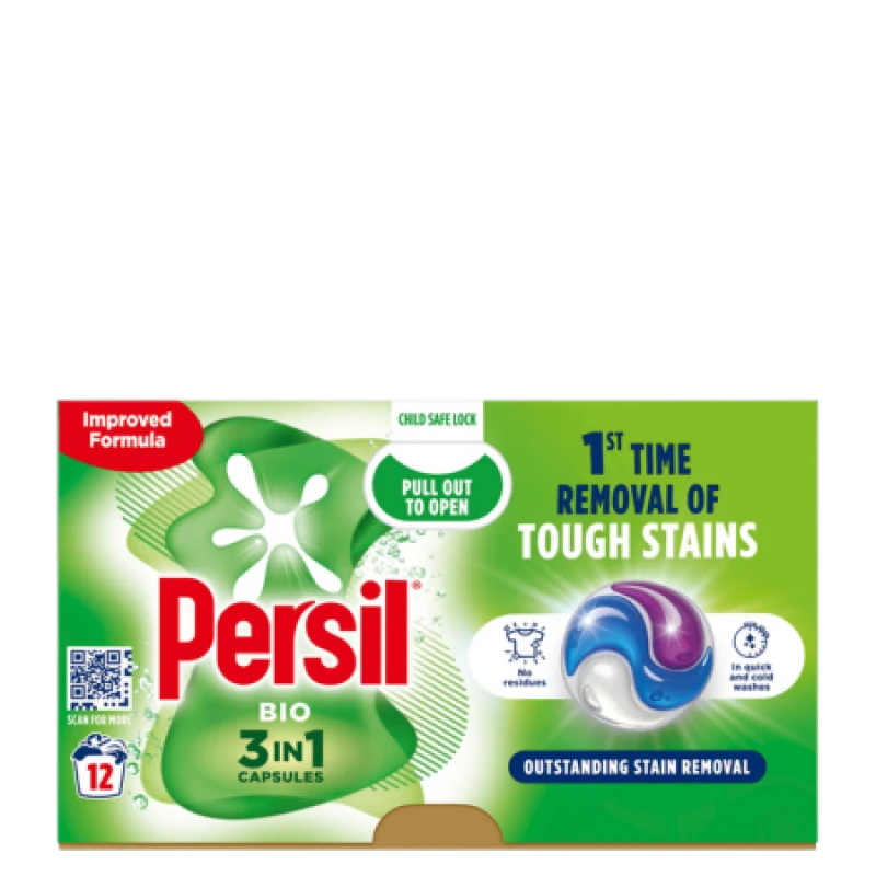 Image of Persil Bio 3-in-1 Laundry Capsules a 12 Pcs PER-523804
