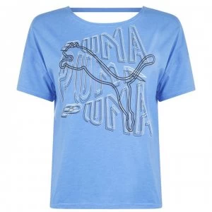 Image of Puma LQD T CELL T Shirt Ladies - Blue