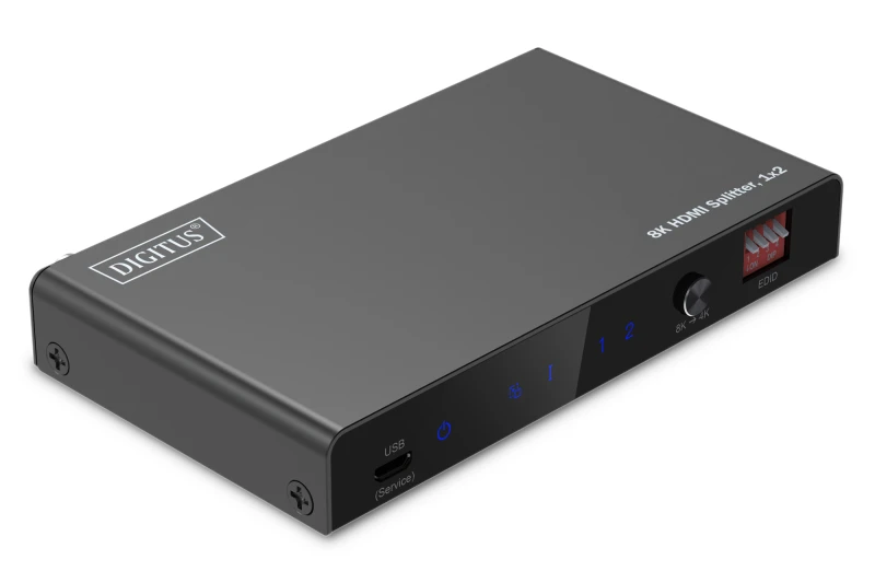 Image of Digitus 8K HDMI Splitter. 1x2