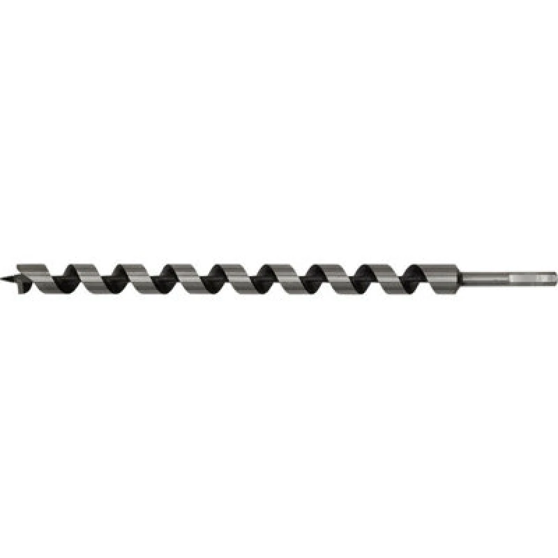 Image of Loops 25 x 460mm Hardened Auger Wood Drill Bit - Hexagonal Shank - Woodwork Timber Multi