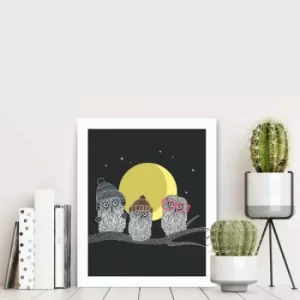 Image of BCT-044 Multicolor Decorative Framed MDF Painting