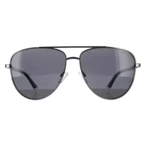 Image of Aviator Dark Ruthenium Grey Polarized Sunglasses