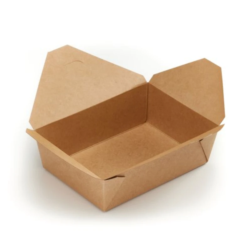Image of Go-Pak Deli Box 3 Fold Top Extra Large Kraft (180 Pack) D40704