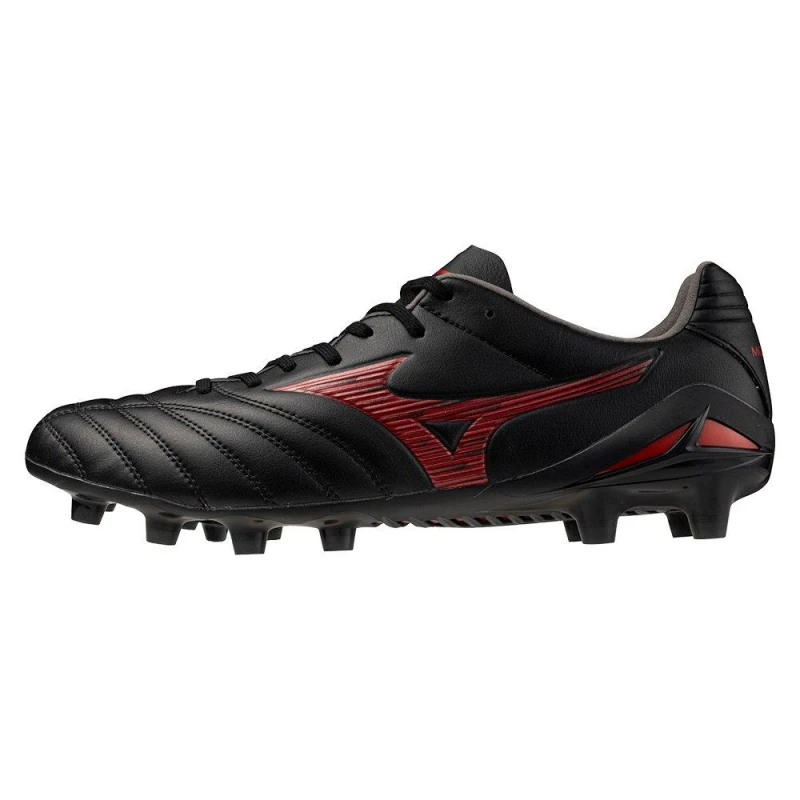 Image of Mizuno Monarcida Neo 3 Pro Adults Rugby Boots Black/Red male 9 (43)