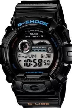 Image of Mens Casio G-Shock G-Lide Alarm Chronograph Radio Controlled Watch GWX-8900-1ER