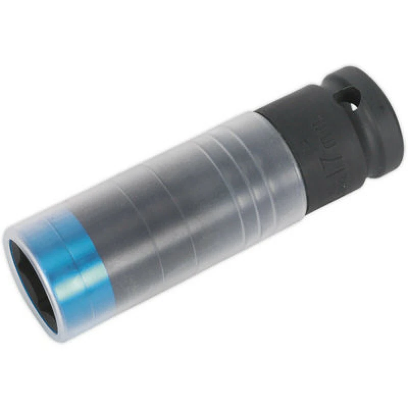 Image of Loops 17mm Alloy Wheel ULTRA POWER Impact Socket Set - 500Nm & Sleeved - 1/2" Drive Multi