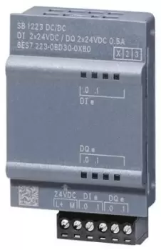 Image of Siemens - PLC I/O Module for use with S7-1200 Series, 62 x 38 x 21 mm, Digital, Transistor, 5 V dc, SIMATIC