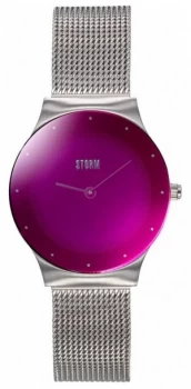 Image of STORM Mini Terelo Lazer Purple Steel Mesh Bracelet Watch