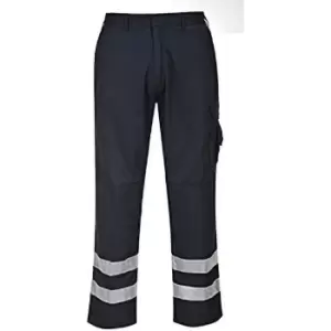 Image of Portwest Mens Iona Safety Workwear Trousers (XL/R) (Dark Navy)