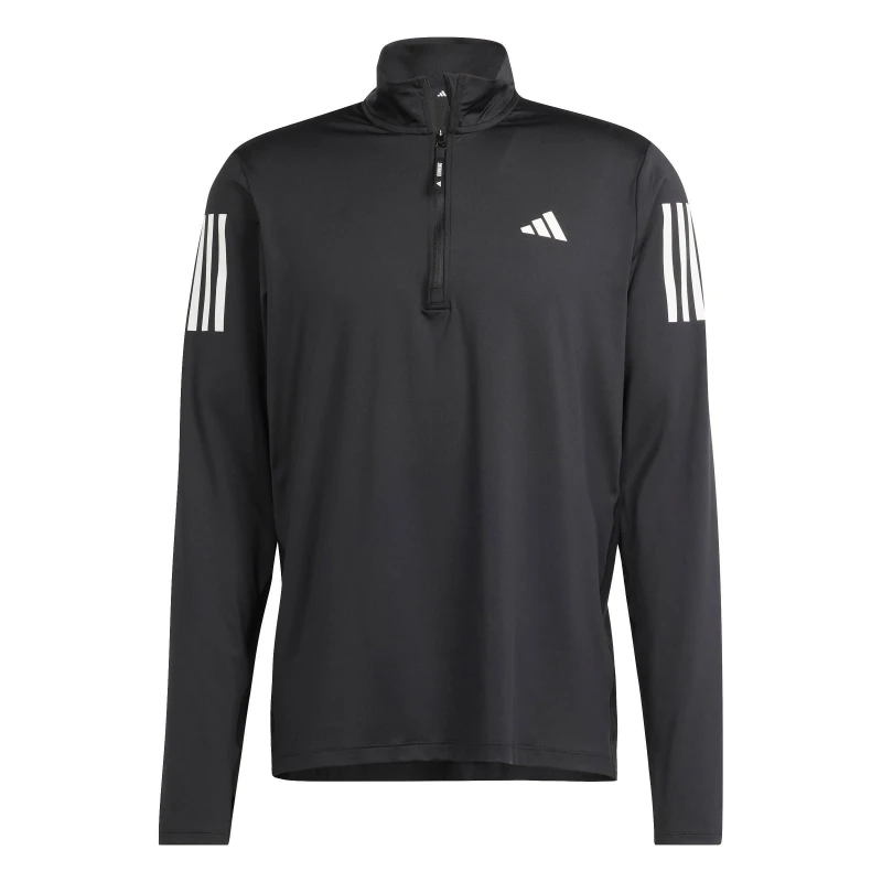 Image of adidas Own The Run Half-Zip Running Top Mens Black male XL