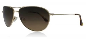 Image of Maui Jim Sea House Sunglasses Gold Gold Polariserade 60mm