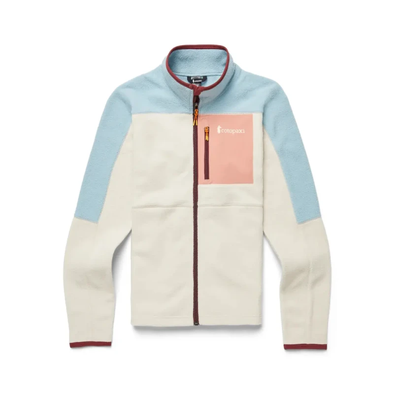 Image of Womens full-zip fleece Cotopaxi Abrazo Blanc Female S