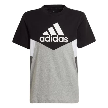 Image of adidas CB Short Sleeve T Shirt Boys - Black