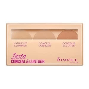 Image of Rimmel Insta Conceal and Contour Palette Light