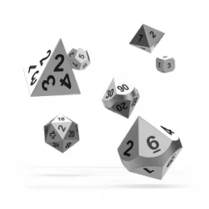 Image of Oakie Doakie Dice RPG Set (Metal Mercury)