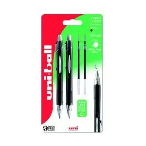 Image of Uni-Ball Jetstream RT Rollerball Twin Pack 2 Refills Black 238212443
