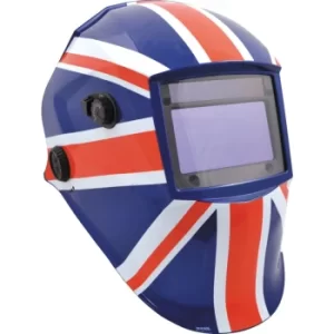Image of KWH100U Large View Weld/Grind Helmet Union Jack