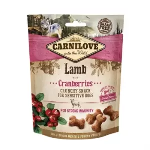 Image of Carnilove Lamb with Cranberries Crunchy Dog Treats 200g