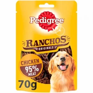 Image of Pedigree Ranchos Dog Treats with Chicken 70g