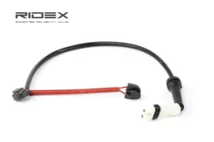 Image of RIDEX Brake Pad Wear Sensor PORSCHE 407W0091 98761267601 Brake Wear Indicator,Brake Wear Sensor,Warning Contact, brake pad wear
