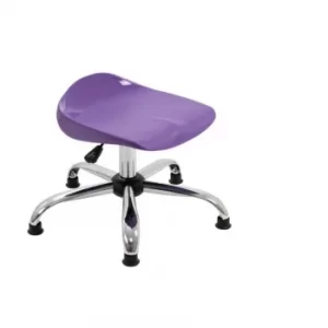 Image of TC Office Titan Swivel Junior Stool with Glides 405-475mm, Purple