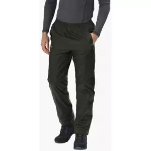 Image of Regatta PACK-IT Waterproof Overtrousers mens in Green - Sizes UK S