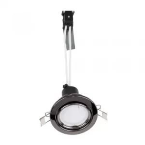 Image of MiniSun Non-Fire Rated Tiltable Downlight in Black Chrome