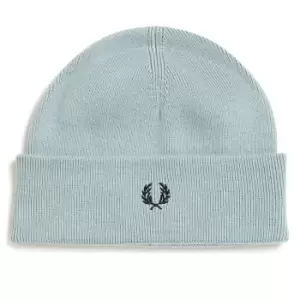 Image of Fred Perry Logo Beanie - Blue