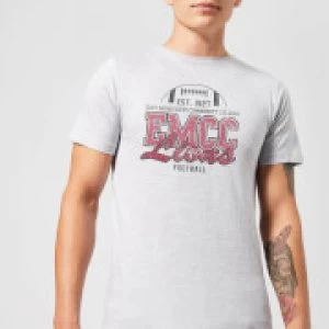 Image of East Mississippi Community College Lions Distressed Mens T-Shirt - Grey - S