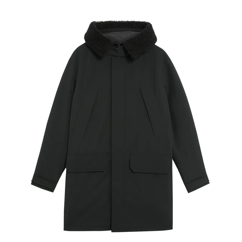 Image of Lyle & Scott Cold weather parka Lyle & Scott Noir Male S