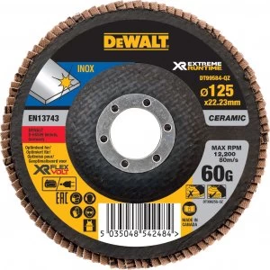 Image of DEWALT Extreme Runtime Flap Disc 125mm 125mm 60g Pack of 1