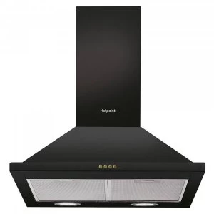 Image of Hotpoint PHPN64FLM 60cm Pyramid Chimney Cooker Hood