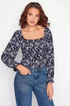 Image of Tall Floral Long Sleeve Top