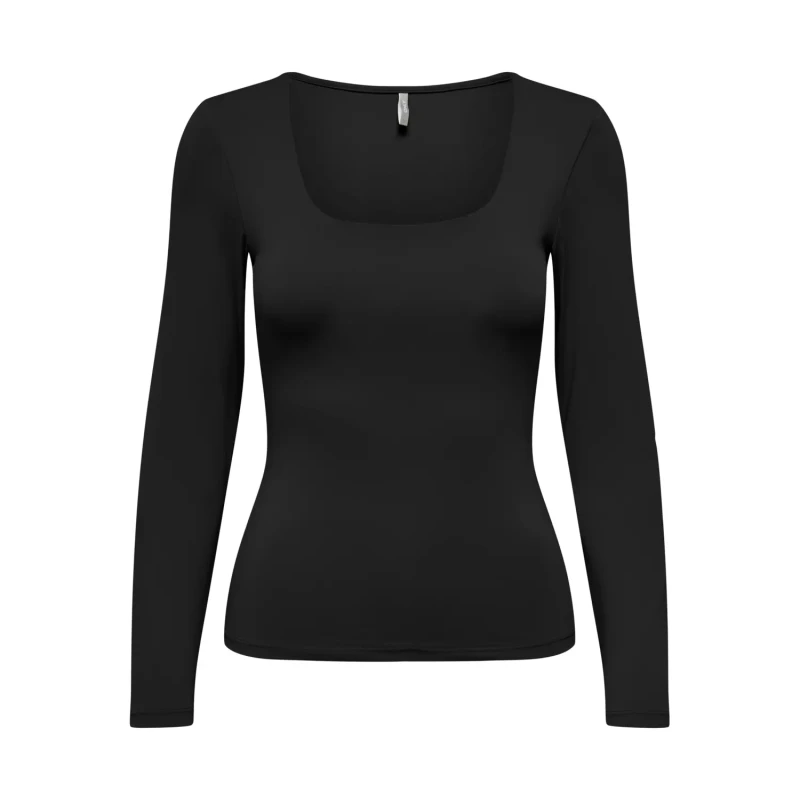 Image of Only Womens long sleeve T-Shirt Only Lea 2-way Noir Female S