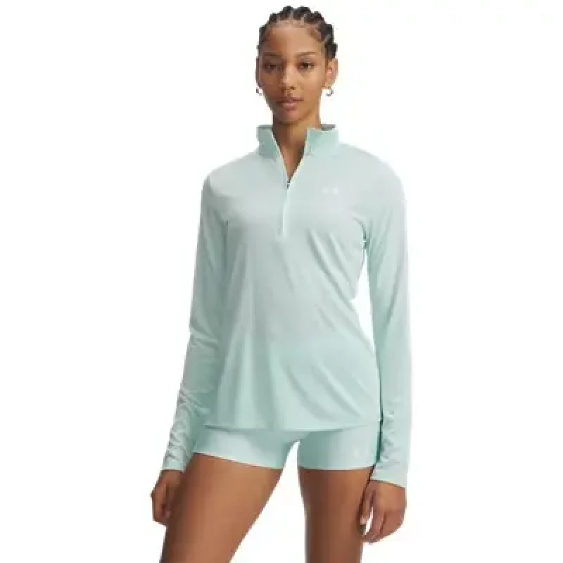 Image of Womens training top Under Armour Tech Twist Turquoise Female L