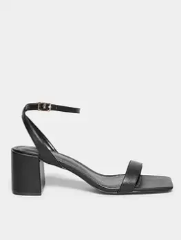Image of Long Tall Sally 2 Part Block Heel - Black, Size 9, Women