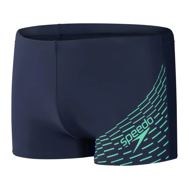 Image of Speedo Medley Logo Aquashorts Mens - Blue Blue XS