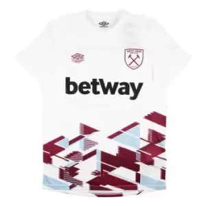 Image of 2023-2024 West Ham Warm Up Jersey (White)