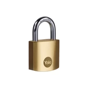 Image of Yale Brass 30mm Padlock