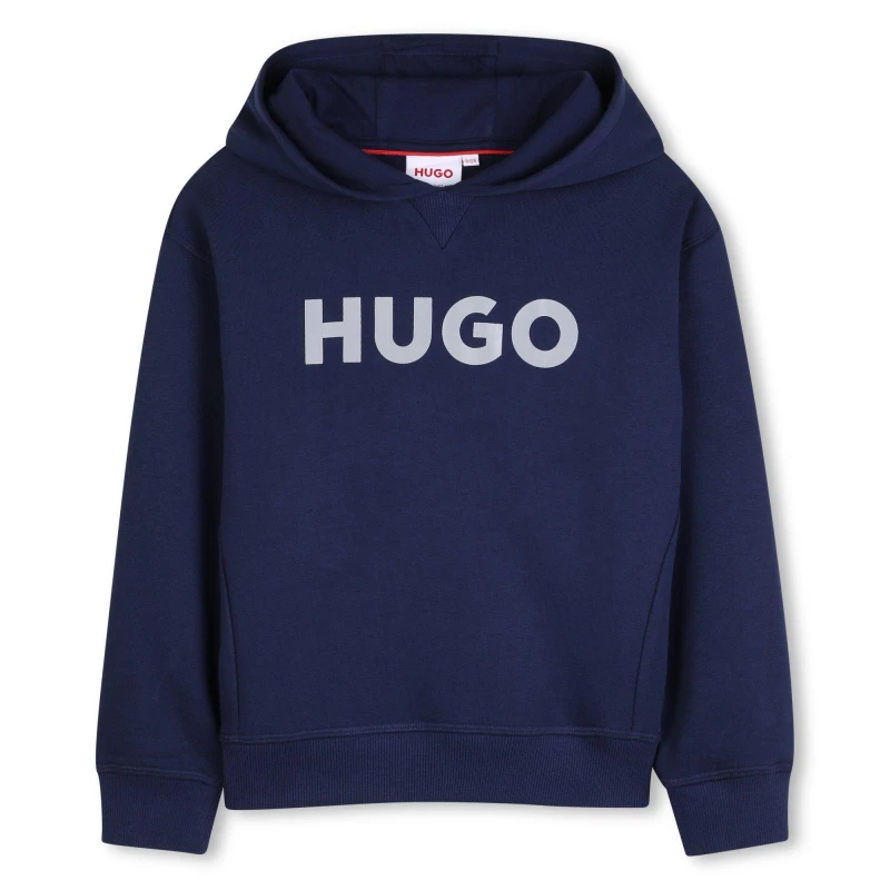 Image of Hugo Hoody Jn63 Navy Blue male 6Y