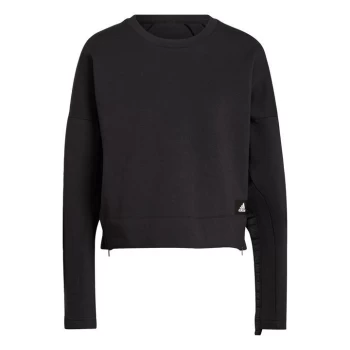 Image of adidas Sportswear Mission Victory Crew Sweatshirt - Black